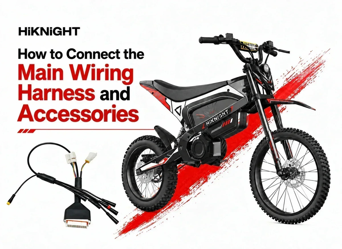 How to Connect GTX1 Dirt Ebike Wiring: Main Wiring Harness Guide