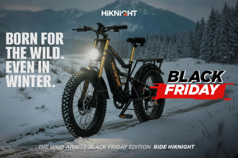 Conquer Winter Roads with HiKNiGHT Dual Hub Motor E-Bikes
