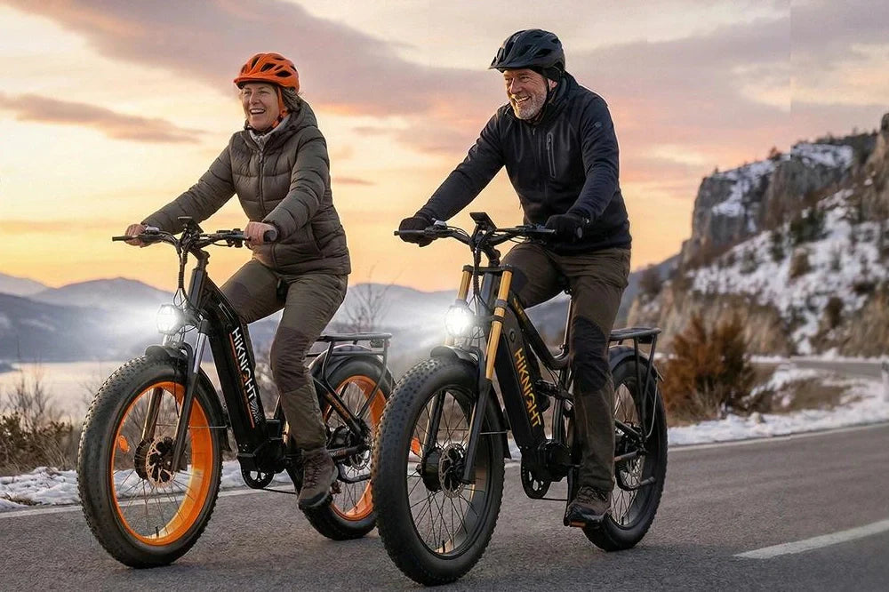 waterproof electric bicycle ACTBEST Apex 27.5" Bike for Adults, 21-Speed Electric Mountain Bike with 1200W Peak Motor, 28MPH Top Speed, 48V 499Wh Removable Battery E Bike, 55+ Miles Max Range with DH1 Crush any terrain with Hikeep K6 Waterproof Electric Bikes | VTUVIA