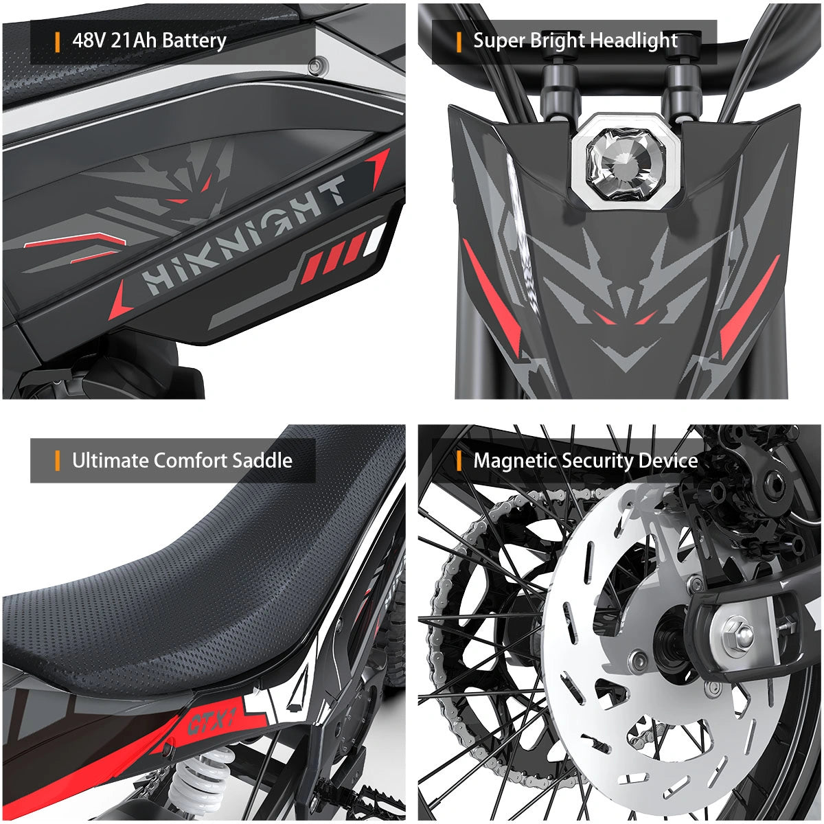 HiKNiGHT GTX1 Off-Road Electric Dirt Bike