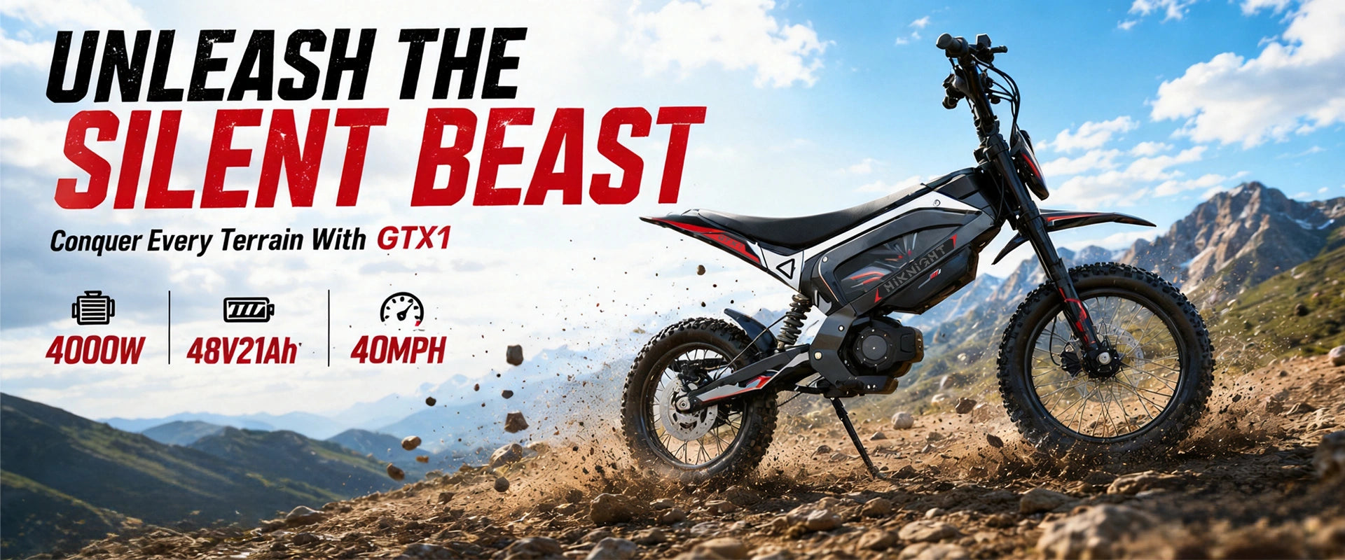 HiKNiGHT GTX1 Off-Road Electric Dirt Bike