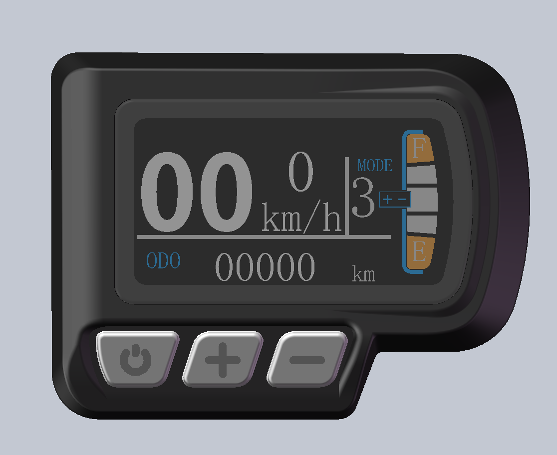 Electric Dirt Bike LED Display