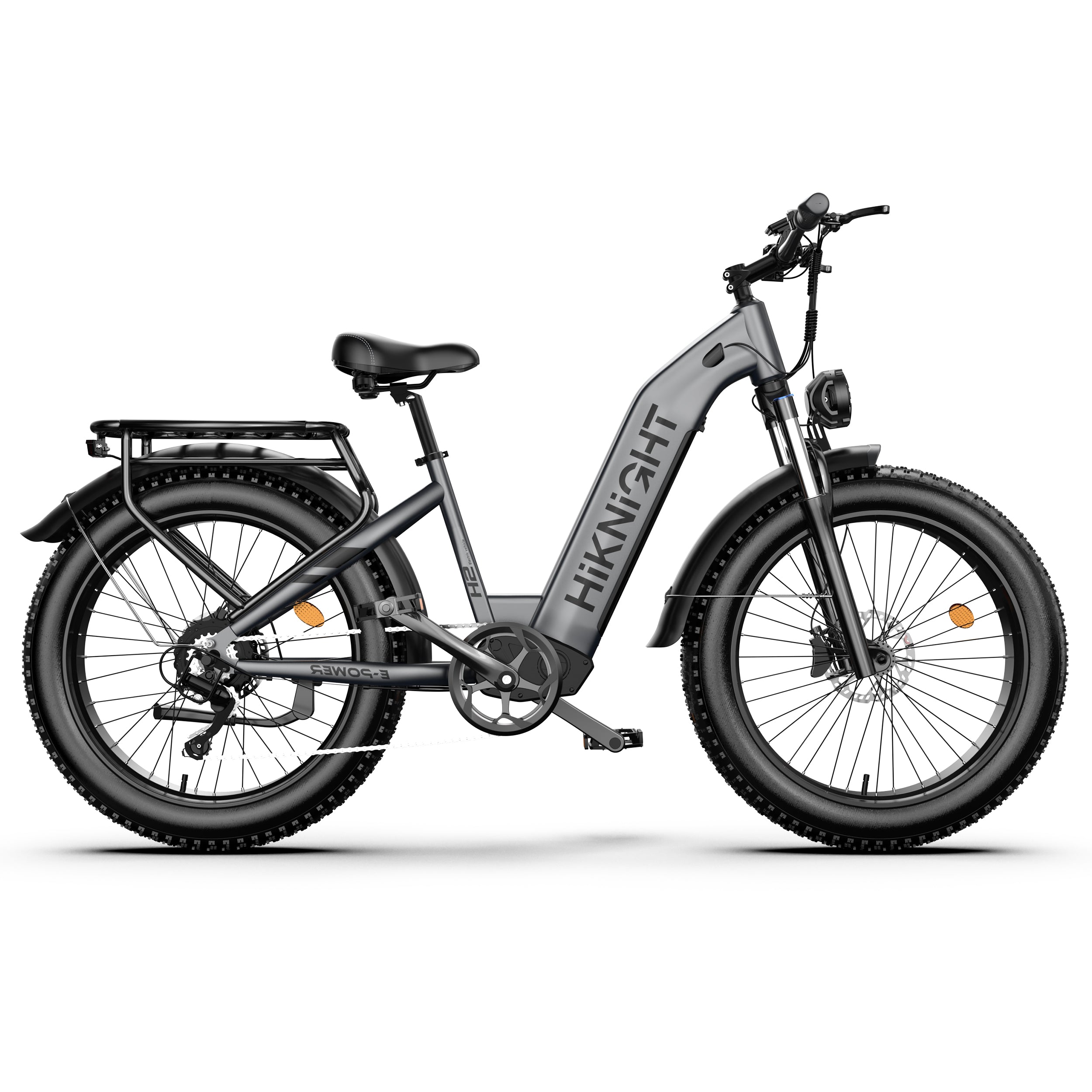 HiKNiGHT H2 Fat Tire Ebike Grey