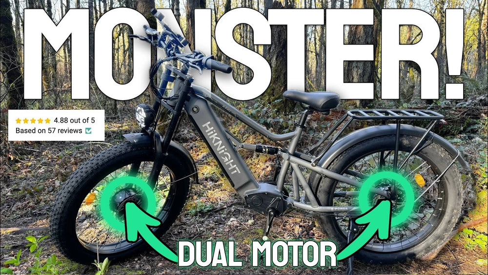 The STRONGEST "Dual Motor" Ebike I have ever tried! - HiKnight H6 Pro.