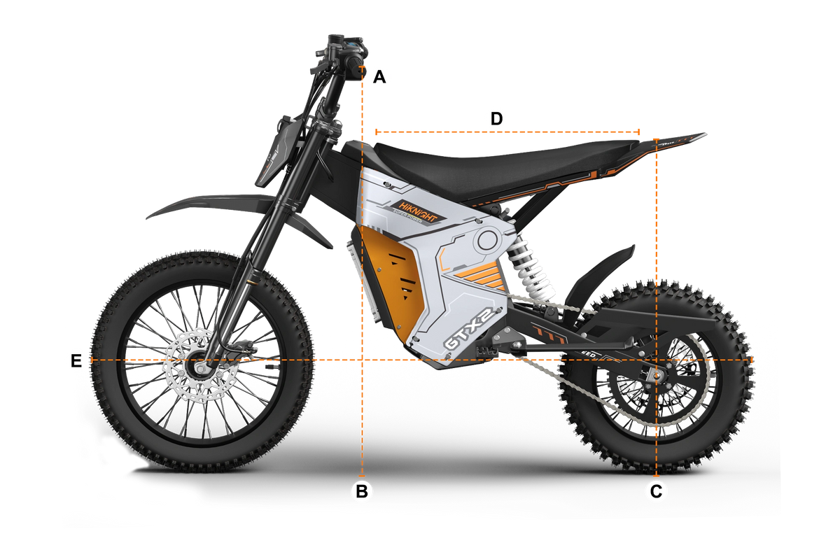 HiKNiGHT GTX2 Electric Dirt Bike GTX2 Size