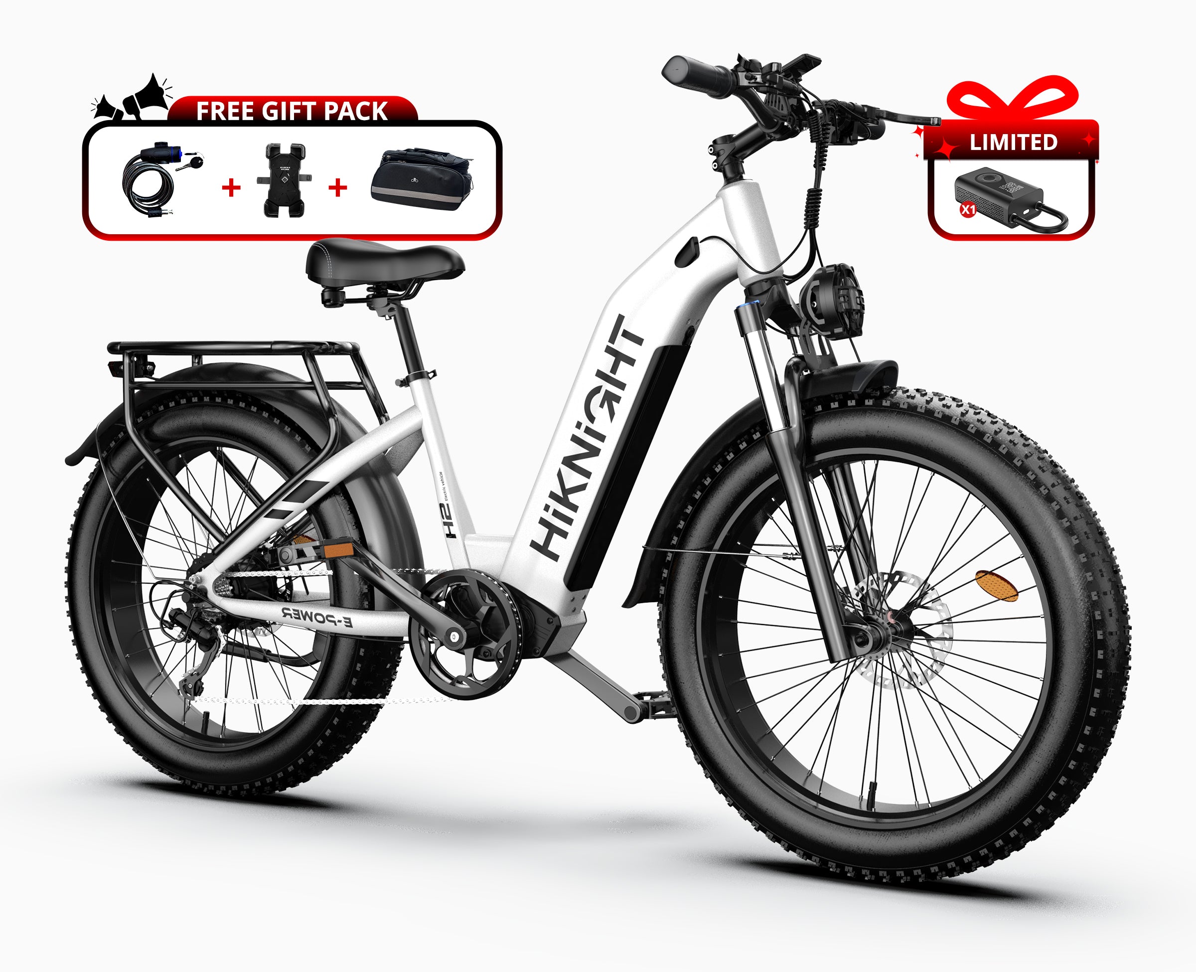 HiKNiGHT H2 Fat Tire Ebike