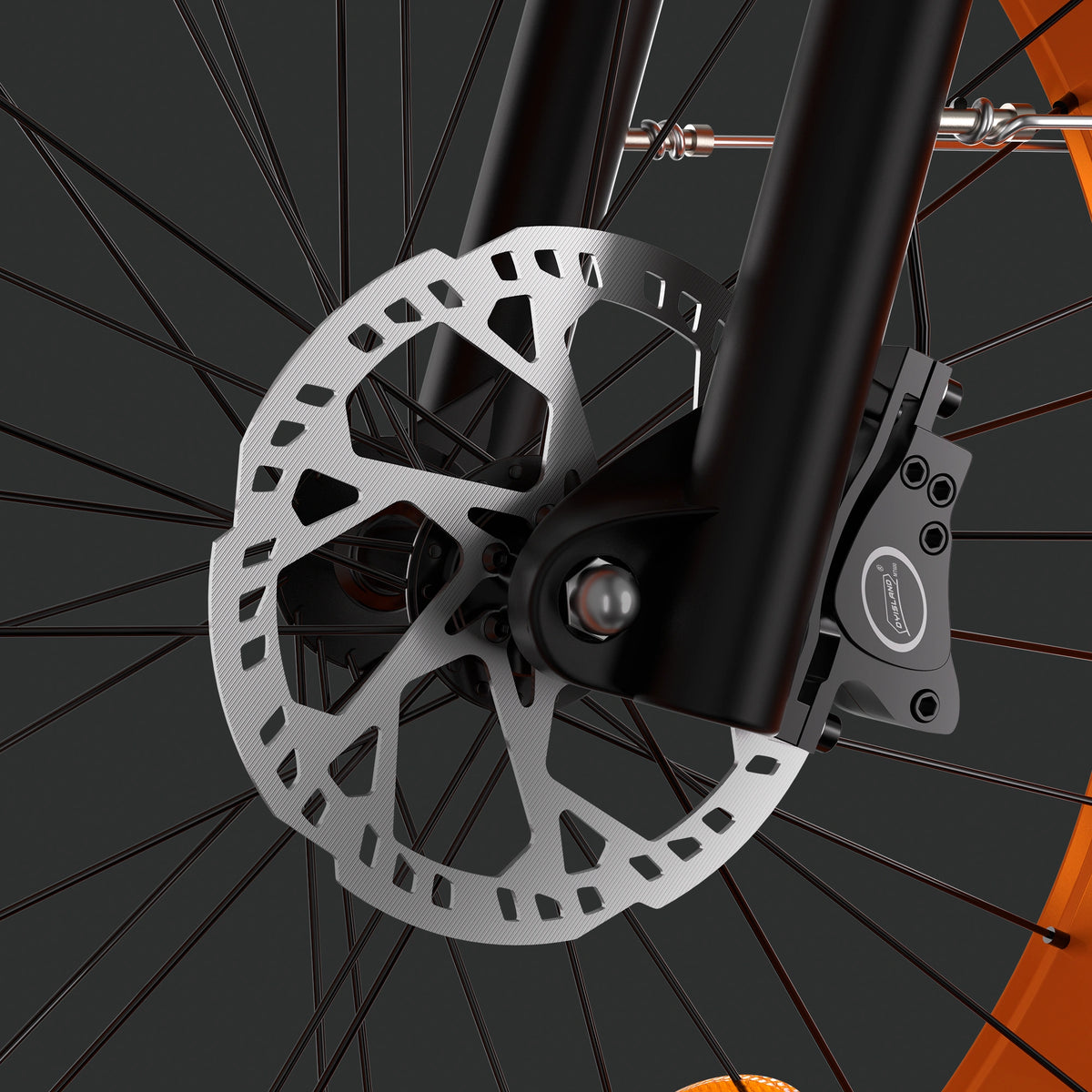 HIKNIGHT H2 Pro hydraulic disc brake close-up