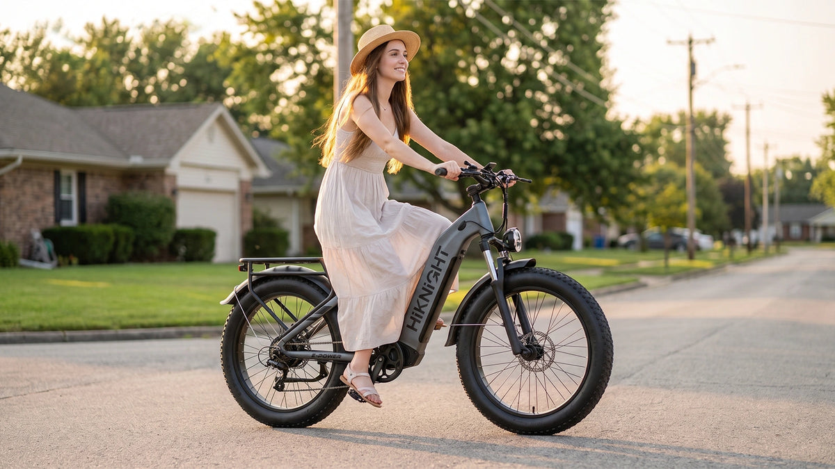 HIKNIGHT H2 Pro styled for an elegant neighborhood ride