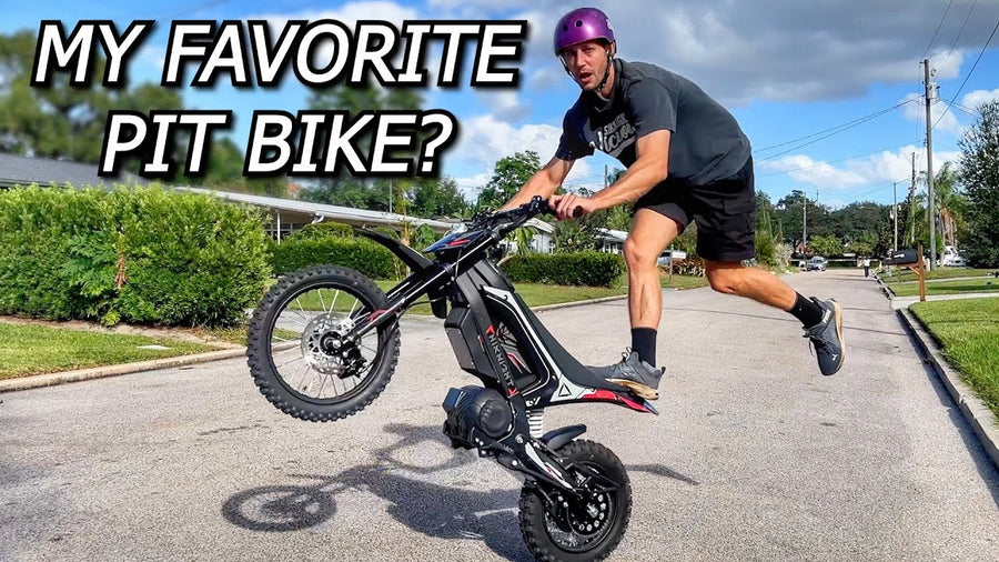The Best Electric Pit Bike For Wheelies?! HiKNiGHT GT1X