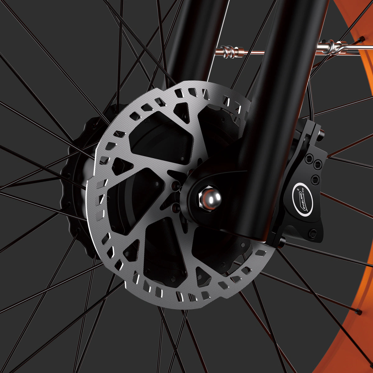 HIKNIGHT H2 Pro hydraulic disc brake close-up